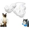 Generico Costume da animale da Halloween Braccia da supereroe gatto, braccia muscolari di gatto Costume esilarante stampato in 3D, Costume leggero con collo appendibile da Halloween (D#)