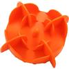 Doweiss - Ciotola anti-imbracatura per cani e gatti, inserto per cani e gatti, tagliabile (senza ciotola) (large, arancione)