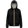 K-WAY Donna K-way Felpa Cappuccio Light Spacer Fur Double Deva Donna