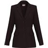 EMME MARELLA Donna Emme Marella Blazer 3 Bottoni I Tess Diagonale Belastico Donna