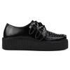 Infinity Leather TUK Calzature UnisexViva Alto Creepers - Scarpe Goth con Plateau in Pelle e Lacci