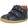 Bobux Step Up Timber - Primi passi - Stivale in crosta di cuoio, fodera in pelle, suola flessibile e resistente (Navy, 21)