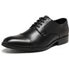 Bruno Marc Uomo Eleganti Oxford in Pelle Vegana,Nero,48
