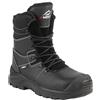 BWOLF Grizzly S3 - Scarpe da Lavoro Invernali da Uomo S3, Resistenti all'Acqua e all'olio, Antiscivolo, con Tecnologia Re-Flect e Suola ergonomica, Schwarz, 43 EU