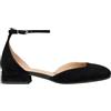 Geox dhyalma Donna Decollette Tacco Basso Nero - D651NA00021C9999 (Sistema Taglie Calzature EU, Adulto, Donna, Numero, Media, 37)
