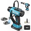 SEESII Compressore pneumatici doppia batteria 150 PSI LED