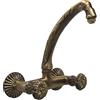 FONDERIA BONGIOVANNI Gruppo lavello per lavabo lavandino fontana terrazzo esterno ottone mod.222