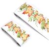 VisitRyl Bordi per Carta da Parati Adesivi Foglie verdi rosse YX219 12cm X 1000cm Design Decorativo