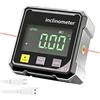 Kyduu LCD Level Box Digitale Ricaricabile, Angle Finder Digitale con 4 Lati Magnetici, Livella Laser Impermeabile con Retroilluminazione, Laser Elettronico Angle Finder 4x90° per Carpenteria Edilizia