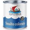 Halvar Smalto colorato scandinavo per legno e metallo - effetto decorativo e protettivo! (1 L, Verde muschio (RAL 6005)) Halvar