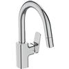 Ideal Standard - Ceraplan Miscelatore Monocomando a bocca alta tubolare estraibile da cucina, Cromato
