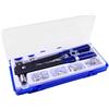 YWHWXB Set di attrezzi per rivetti ciechi pesanti, chiave rivettata, inserto filettato, dado rivetto con M3, M4, M5, M6, M8, per mobili, decorazione, auto, rimorchi, barca, 86 pezzi