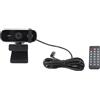 Plyisty Webcam, Risoluzione 4K Ultra HD con Messa a Fuoco Automatica 0,7 S Doppi Microfoni Omnidirezionali Copertura Privacy per Telecomando, per Streaming Live