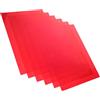 LIFKOME 6 Pezzi Fogli Filtro Luce Colorati Pvc Rosso, Set da 6 | Film Diffusore per Correzione Cromatica, Leggero e Bassa Perdita, per Scrapbooks e Memory Album