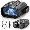 minener Binocolo per visione notturna 4K HD con zoom digitale 10x