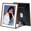 YUDIZWS Cornice Digitale 10,1 Pollici 1280x800 Hd Ips Touch 32GB Memoria Rotazione Automatica Da Parete Per Condividere Foto E Video,D'oro,10.1inch