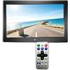 Generic Cornice Digitale 10.1 Pollici HD 1024x600, Cornice Elettronica con AccensioneSpegnimento Auto, Sveglia Calendario, Lettore MP3 MP4, USB SD
