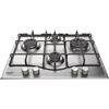 Hotpoint Ariston PCN 643N T/IX/HA Piano Cottura 4 Fuochi a Gas 60 cm (1 Tripla Corona) colore Inox