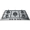 Hotpoint Ariston PCN 753N T/IX/HA Piano Cottura 5 Fuochi a Gas (1 Tripla Corona) 75 cm colore Inox
