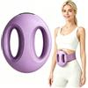 Generico Massaggiatore Muscolare Elettrico, Anello Massaggiante Multifunzionale Per Tutto Il Corpo, Con Cinghie Regolabili, Terapia Vibratoria E Rilassamento Muscolare. (Viola)
