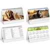 ONE SHOP di Bracalente Piero Calendario da tavolo scrivania uffico Olandese 2027 santi e lune festività internazionali cm19x45 (Cani & Gatti)