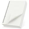 Yarotm Ricambi A5 per Agende - 180 Fogli/360 Pagine Ricarica di Paper A5 14x21cm - 20 Fori Ricarica Inserti di Carta 100GSM - Ricariche di Carta Righe 8mm per Raccoglitore ad Anelli, Planner, Diari