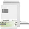easydruck24de Buste C4 con finestra 22,9x32,4 cm bianche - az257 | Formato C4 22,9 x 32,4 cm, per fogli A4 non piegati, finestra indirizzo, 90 g/m², stampa interna grigia