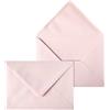 Netuno 20 buste Rosa pallido perlato B6 12,5x17,5 cm raffinate ed eleganti | 120g · carta pregiata perlescente per battesimo, baby shower, compleanno, inviti, partecipazioni, cartoline e biglietti