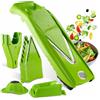Börner affettaverdure V5 Powerline set professionale affetta cetrioli affetta cavoli affetta patatine affetta verdure grattugia frutta vegan, colore:bianco