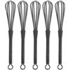 Beavorty 5 pz Frusta In Plastica Semiautomatica Per Per Capelli E Cucina, Mini Frusta Manuale Per Cucina E Parrucchiere, Frusta Conveniente