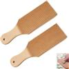 Jhaqto Set di 2 tagliere per gnocchi, tagliere per pasta Gnocchi in legno e tavolozza per burro per pasta, 24 x 7 cm, con motivo cresta per texturare e mantenere la salsa, strumenti pratici per garganelli
