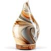 Porseme Diffusore di aromi 150ml,Vetro soffiato a mano,Silenzioso