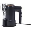 Salter Toronto Sbattitore a mano 300 W, 5 velocità con turbo, nero | 2 fruste, 2 ganci impastatori, pulsante di espulsione, base salvaspazio, con filo, per impasti e pastelle