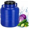 KADAX Grande Barile in Plastica, Tanica con Coperchio per Conservazione degli Alimenti, Fusto in HDPE con Bocca Larga, Contenitore per Acqua (30 L)
