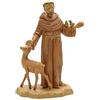 Holyart Statue in resina e PVC: San Francesco con animali cm 18 Fontanini
