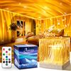 PIKOY Proiettore Stelle Soffitto, 18 Color Lampada Aurora Boreale, 15 Rumore Bianco Bluetooth Luce Notturna Bambini con Telecomando, proiettore soffitto Rotante Graduale, Led Lampada è un Regalo Speciale