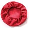 Haklein Federa per cuscino rotondo in paglia, rimovibile, per meditazione, con fondo elastico, di grandi dimensioni, per sgabello da pavimento, copertura per poggiapiedi (rosso, diametro 40 cm