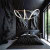 Arcadia Lampadario a Sospensione 3400LM 56W 60cm - Modello Apollo (Argento)