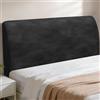Yidaxing Copri Testiera Letto Matrimoniale 150(Pile Nero Volpe Argentata)
