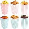 Lytonix 48 Pezzi Scatole di Popcorn, Sacchetti Pop Corn Rosa e Blu, Scatole per | Popcorn in Carta, Contenitori di Popcorn, Mini Porta Pop Corn Festa, Contenitori di Caramelle per Feste, Compleanni, Cinema