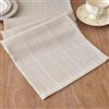 Qryflly Runner da Tavolo Moderno Lavabile Runner Tavola 30 x 100 cm Beige