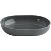 MSV Portasapone PS Inagua - Design Moderno per Il Bagno - Dimensioni 13 x 10 x 3 cm - Grigio Scuro - Materiale Resistente all'Acqua - Ideale per Tutti i Tipi di Sapone