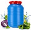 KADAX Grande Barile in Plastica, Tanica con Coperchio per Conservazione degli Alimenti, Fusto in HDPE con Bocca Larga, Contenitore per Acqua (30 L)