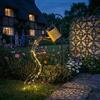 Boyfield Annaffiatoio Solare Luci IP65 per Giardino (Bianco caldo | Design a moneta di rame, illumina il giardino, impermeabile IP65, installazione facile, accensione automatica.36 perline LED.
