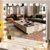 MAMIZO Specchio Hollywood 80x60 cm, Specchio da trucco con illuminazione