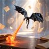 Generico Dragon Bookshelf Nook Light, Fire Breathing Dragon Book Nook (#3,4.7*6.6in)