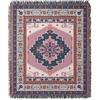 LumiSyne Coperte Plaid In Cotone Intrecciato Con Nappina Stile Etnico Tribale Boho Motivo Geometrico Azteca Navajo Coperta Da Tiro Per Letto Divano Coperta Campeggio Arazzo Tovaglia Tappeto 160x130cm