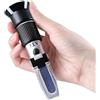 XinJiaYi Rifrattometro per Miele, Tester di Miele con Tripla Scala (Contenuto di Acqua: 12-27%, Brix: 58-92%, Be': 38-43), Rifrattometro Brix Manuale per Miele, Sciroppo d'Acero, Melassa e Apicoltura