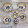 generico Cesto Cestino Portapane Carasau sardo canestro porta pane broccato costume sardo bianco (23x6 cm n°5)