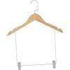 CYDZSRA Gruccia resistente per pantaloni con clip salvaspazio, progettata per mantenere la forma dei vestiti e per risparmiare spazio. Gruccia per pantaloni, per abbigliamento uomo